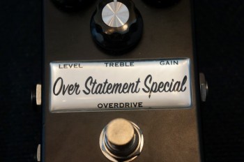 製品レビュー Pedal diggers Over Statement Special｜Peace楽器