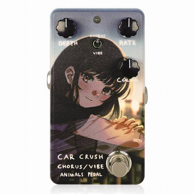 Animals Pedal Custom Illustrated 028 CAR CRUSH CHORUS/VIBE by hmng 