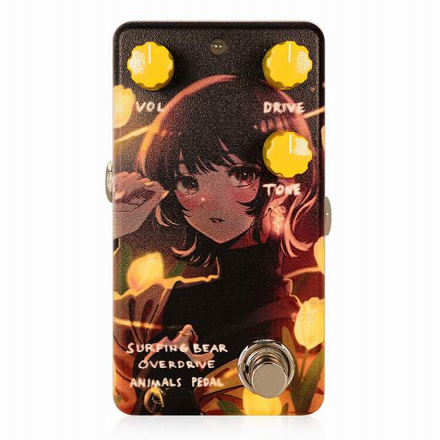 Animals Pedal Custom Illustrated 029 Surfing Bear Overdrive by hmng "灯恋の花"